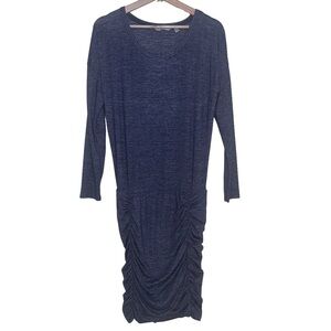 Athleta Tulip Dress Blue Heather